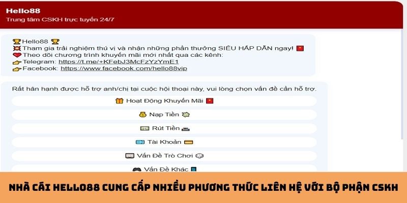 Người chơi có thể liên hệ bộ phận CSKH khi cần thiết