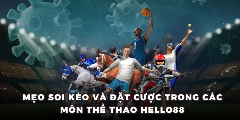 Mẹo soi kèo và đặt cược trong các môn thể thao HELLO88